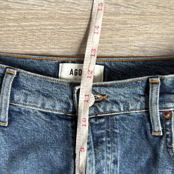 AGOLDE Riley High Rise Straight Crop in Transfer 29 - Picture 7 of 12